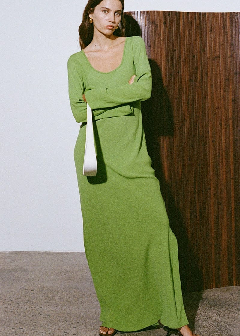Da Costa Maxi Dress-Apple Green Feather And Stone Boutique Da Costa Maxi Dress-Apple Green Feather And Stone Boutique