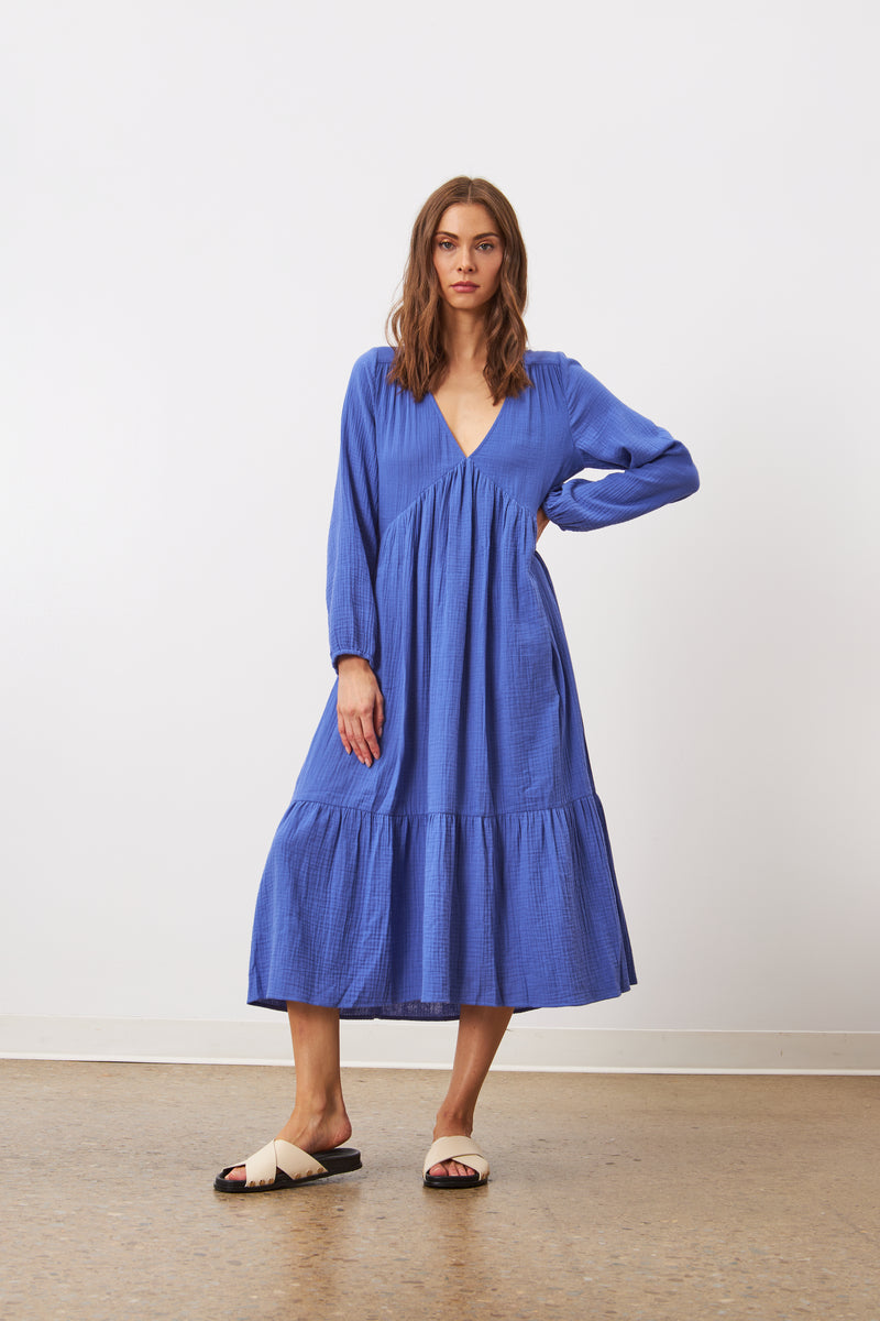 Estelle Cotton Gauze Dress Feather And Stone Boutique Estelle Cotton Gauze Dress Feather And Stone Boutique