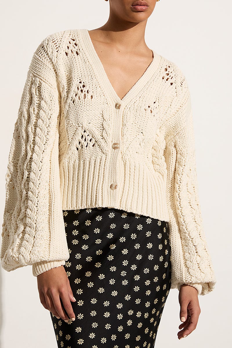 Dayana Cardigan - Off White – Feather And Stone Boutique