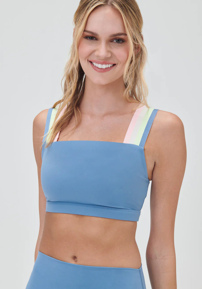Bandeau bralette with straps sales