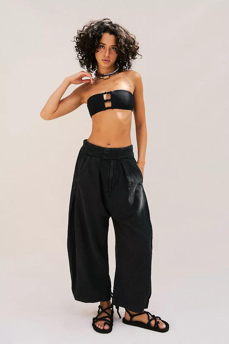Cool Harbor Wide Leg Pants Black