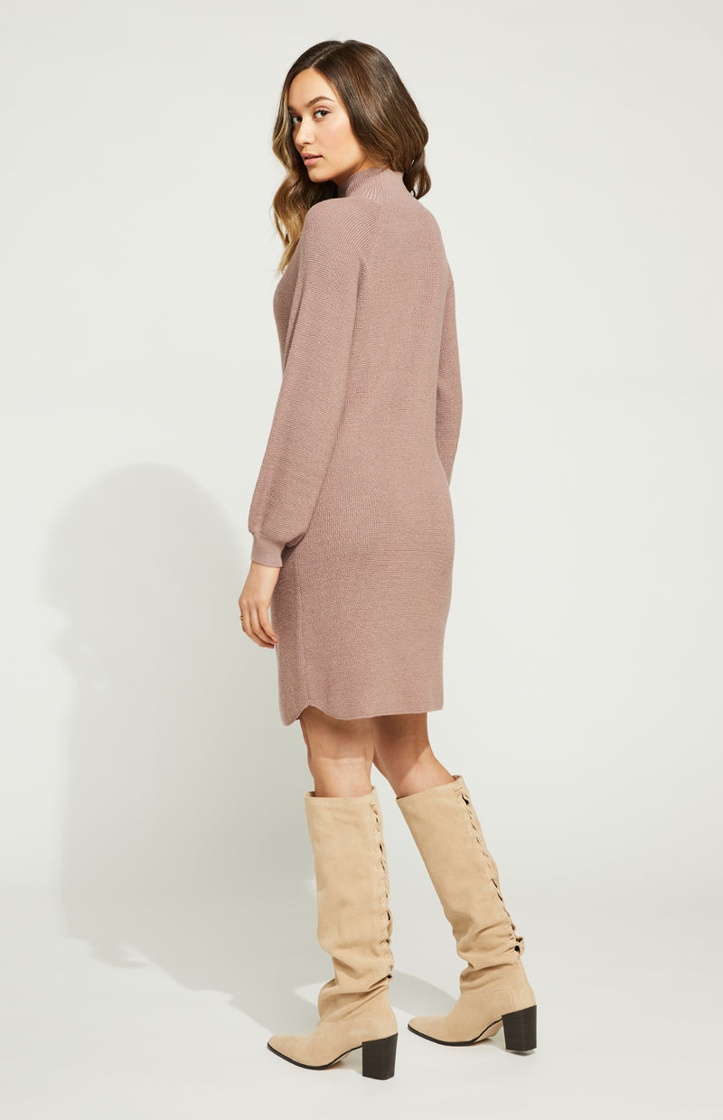 Chloe Waffle Knit Dress – Feather And Stone Boutique