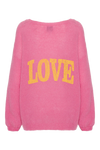 Silja Pink W/ Yellow Letters LOVE