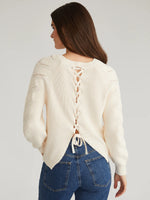 Phoebe Lace Back Pullover