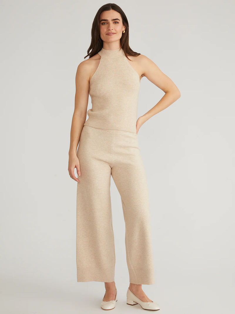 Miranda Wide Leg Pant-Wheat