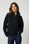 Dreamweave Long Sleeve Quarter Zip - Black