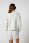 Dreamweave Long Sleeve Quarter Zip - Htr Moonbeam