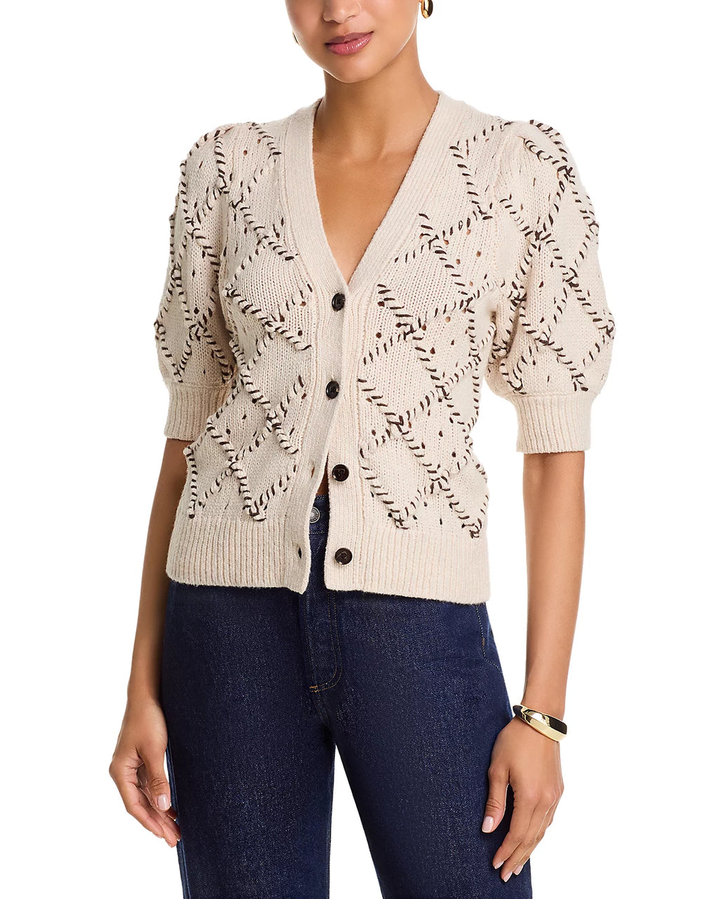 Isla Cardigan - Oat