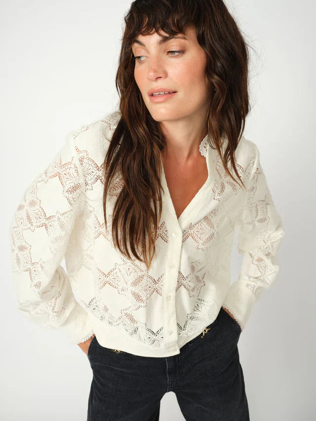 MMMonia Yen Lace Shirt - Ecru