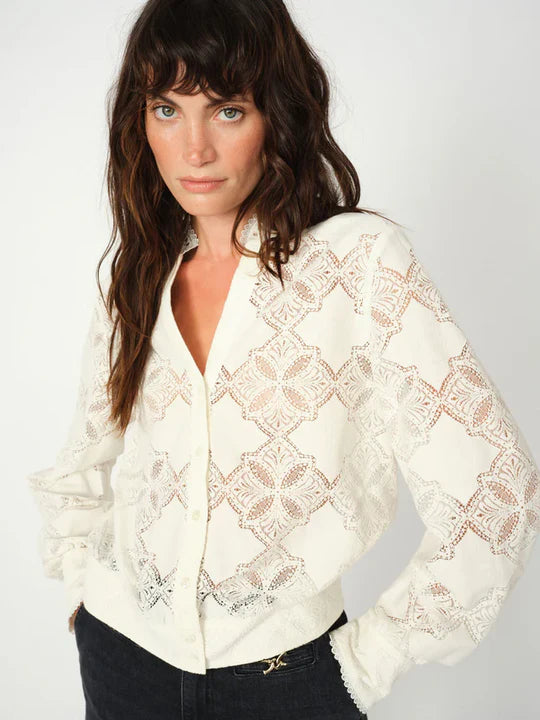 MMMonia Yen Lace Shirt - Ecru
