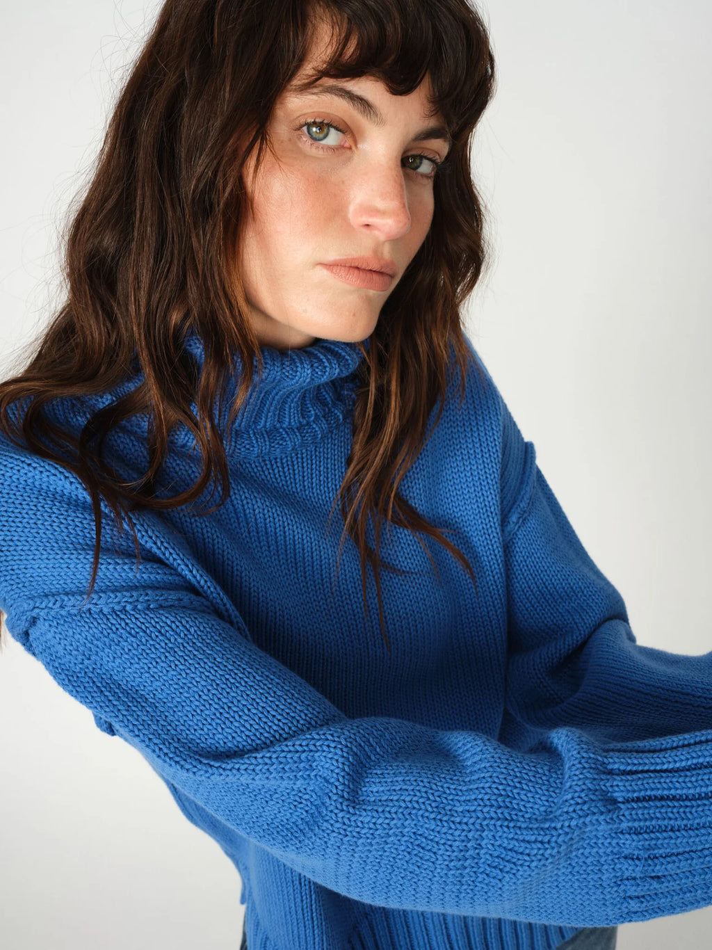 MMRola Bine Rollneck Knit - Blue Lolite