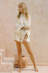 Nidra Button Down Set With Lace