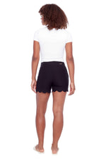 Taylor Scalloped Techno Short