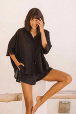 Linen Suka Button Down Set