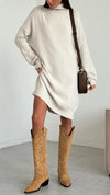 Chiara Dress - Bone