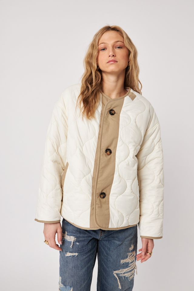 Quincy Reversible Jacket - Raspberry Swirl