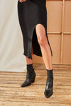 Ceylan Ribbed Dress - Black