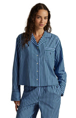 Long Sleeve Poplin Pajama Set