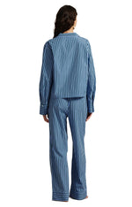 Long Sleeve Poplin Pajama Set