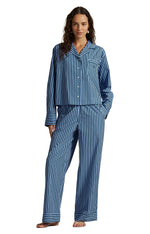 Long Sleeve Poplin Pajama Set