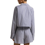 Short Top And Boxer Poplin Pajama Set