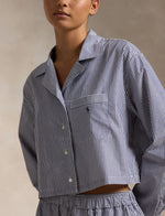 Short Top And Boxer Poplin Pajama Set