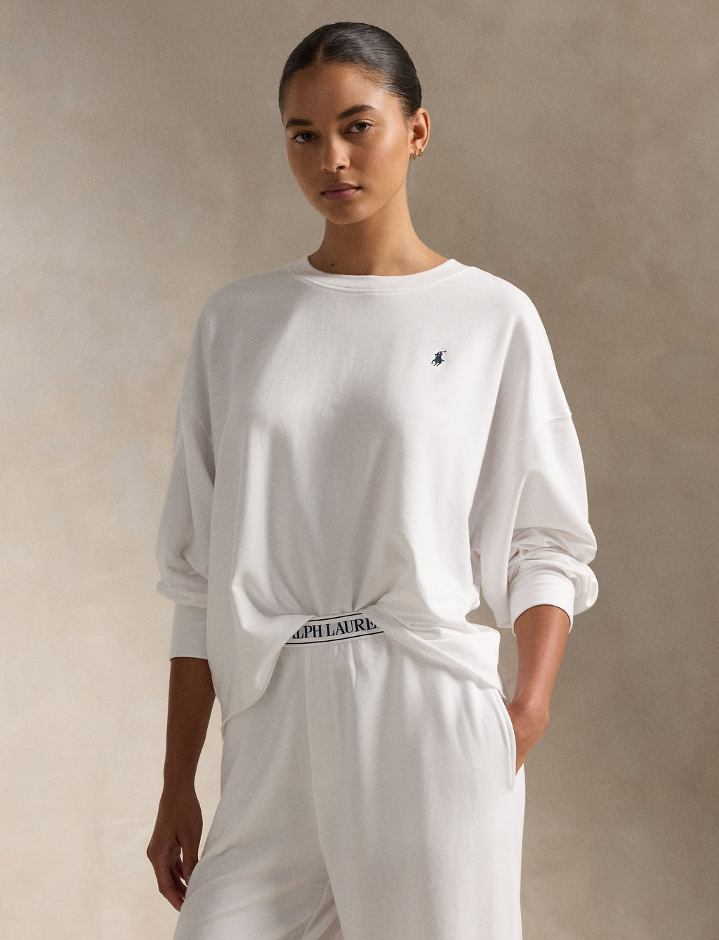 Club Terry Crew and Wide Leg Set