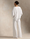 Club Terry Crew and Wide Leg Set