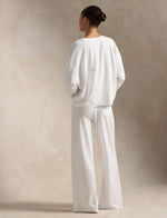 Club Terry Crew and Wide Leg Set