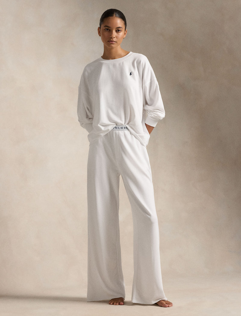 Club Terry Crew and Wide Leg Set