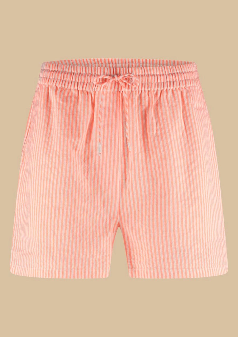 Lotte Short-Papaya Punch Stripe