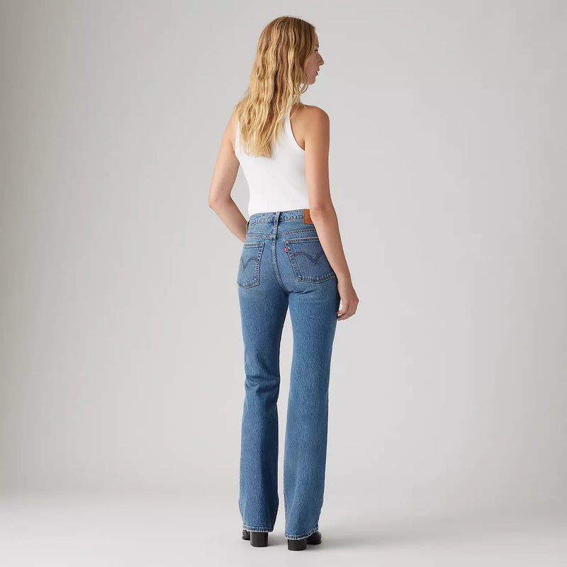 Wedgie Bootcut Jean - Fair Point Psk - Blue