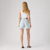 High Rise Baggy Linen + Denim Lightweight Short - Luxury Trip Short