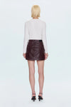 Abi High Rise Mini Skirt-Cabernert