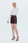 Abi High Rise Mini Skirt-Cabernert