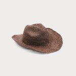Winton Crochet Fedora - Cognac