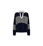 MMWylie Tani Bold Stripe Knit - Martime Blue