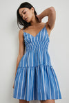 Carmen Dress - Boiro Stripe