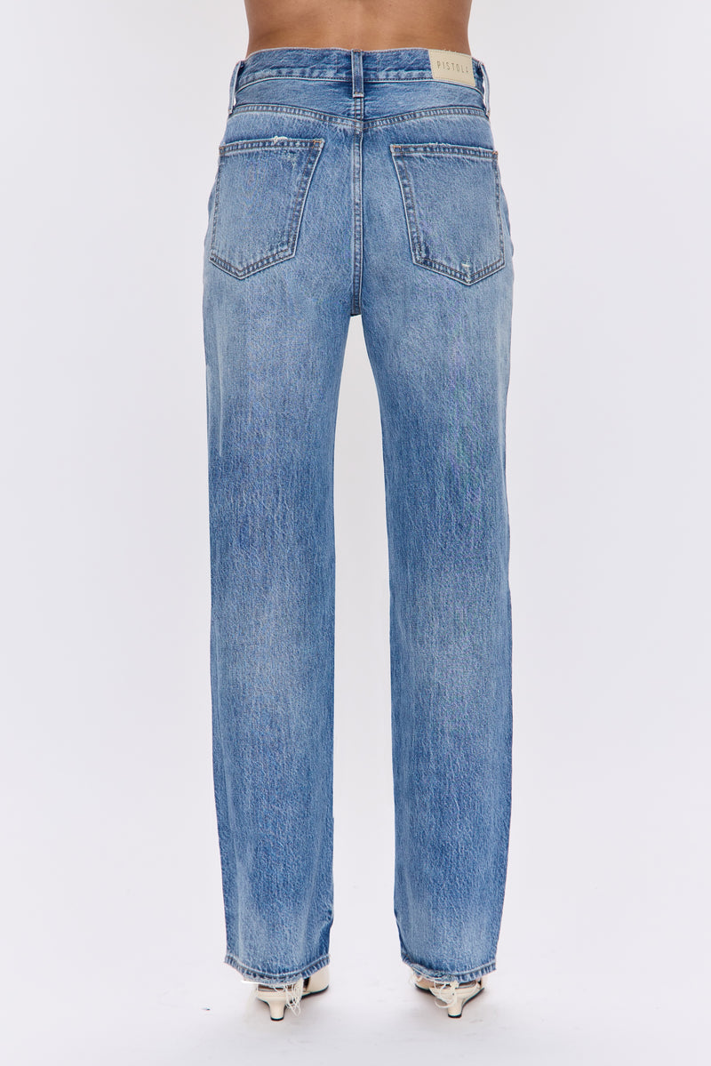 Cassie Super High Rise Straight - Serpentine Vintage