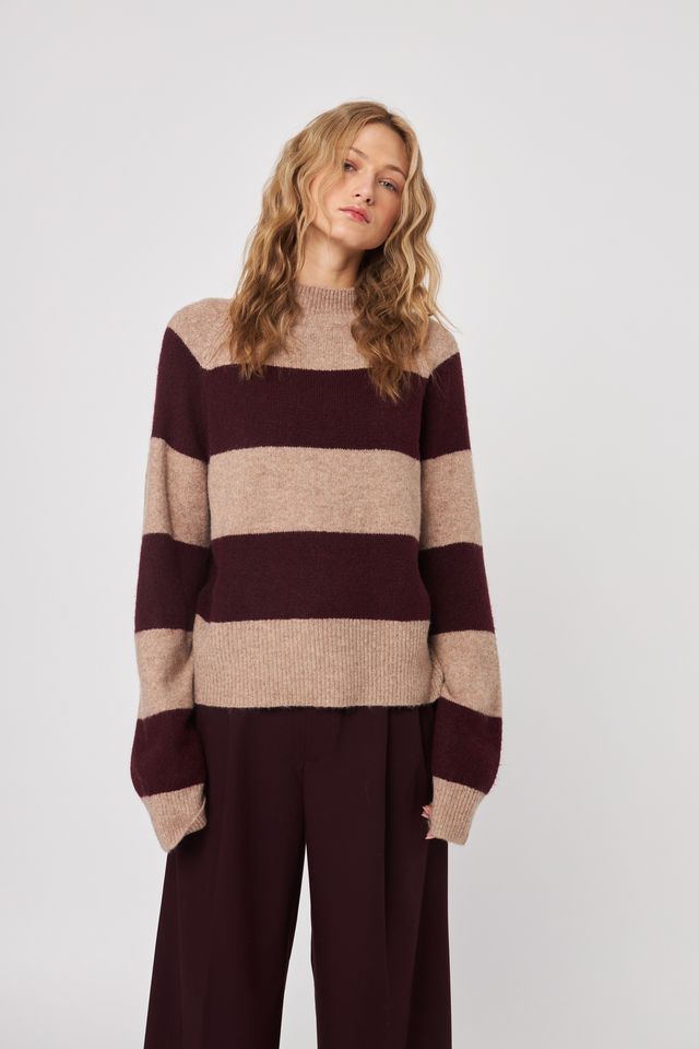Edison Sweater - Pinot Stripe