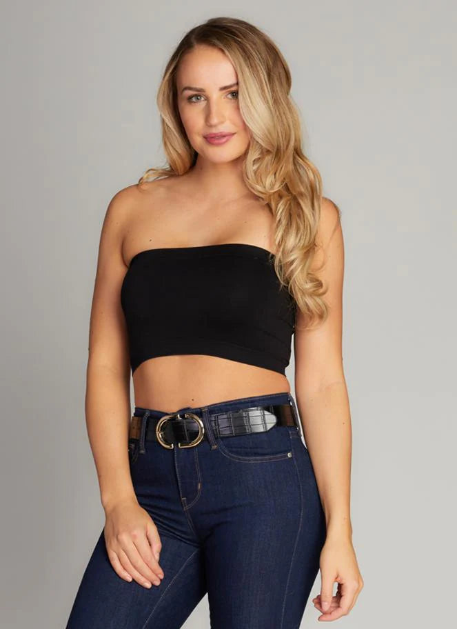 Bamboo Bandeau-Black