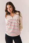 Heart Half Zip Sweatshirt