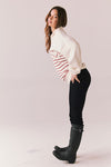 Heart Half Zip Sweatshirt