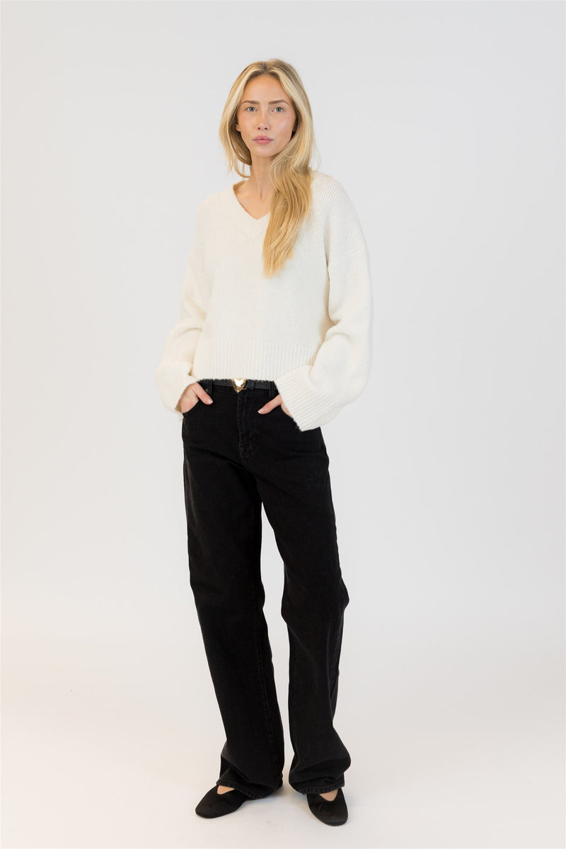 Etta Luxe V-Neck Sweater