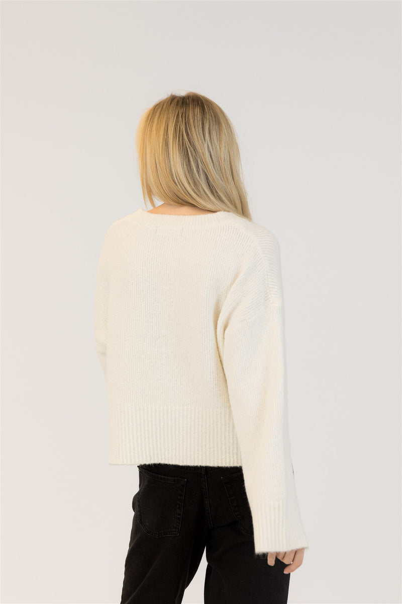 Etta Luxe V-Neck Sweater