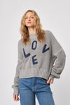 Ford "LOVE" Sweater - Graphite Love