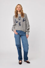 Ford "LOVE" Sweater - Graphite Love