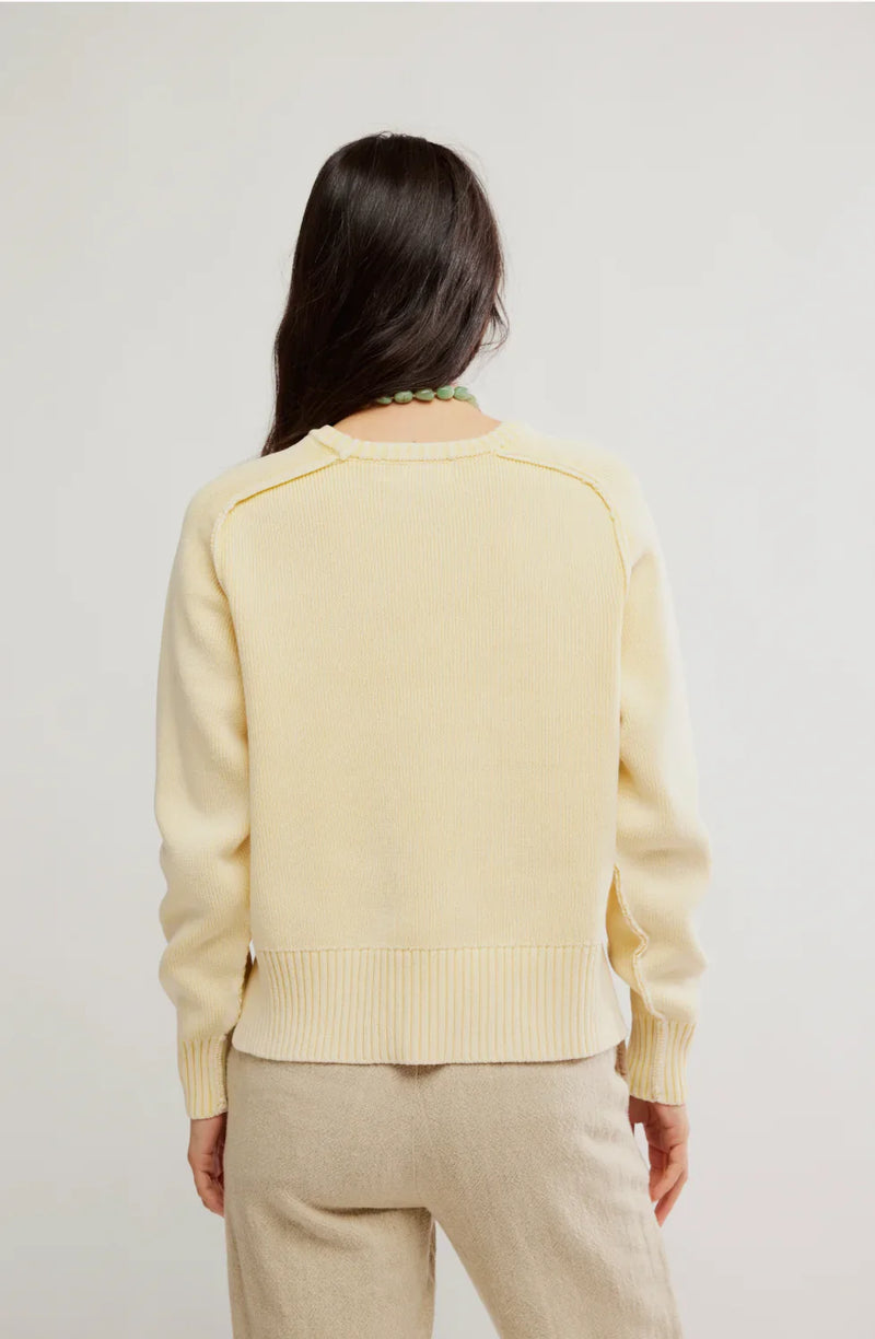 Spring Street Pullover - Banana Cream