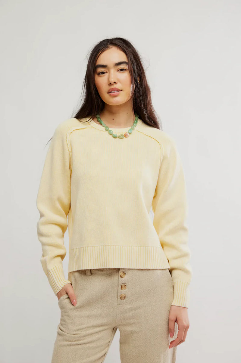 Spring Street Pullover - Banana Cream