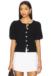 Isla Solid Cardi - Black